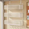 Estante de almacenamiento de pared para dormitorio, no requiere taladro, cesta colgante para literas, estante de almacenamiento junto a la cama, estante lateral para refrigerador