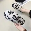 Nuevas Pantuflas de Algodón para el Hogar de Invierno para Mujer 2026, Pantuflas de Felpa para Interiores Estilo Coreano con Forro de Felpa, Pantuflas de Felpa Cálidas para Pareja