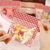 Bolsas de dulces de dibujos animados, bolsas para empaquetar galletas de repostería con forma de copo de nieve, bolsas para empaquetar snacks, bolsas autosellables para regalos navideños, venta al por mayor del fabricante