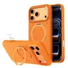 Adecuado para iPhone 17 Pro Max, funda de teléfono con soporte magnético giratorio, funda protectora para Apple 18 Pro