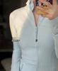 Ropa deportiva de otoño e invierno para mujer, nueva chaqueta de yoga de manga larga para correr, ajustada, adelgazante, deportiva, de alta elasticidad, para primavera