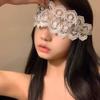 Corea del Sur encaje antifaz horquilla diadema orejas de conejo lindas diadema orejas de gato celebridad de internet COS foto maquillaje tocado