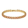 Bestseller de Amazon: Pulsera de Diamante de Zirconia para Mujer, Pulsera Nupcial Full-Diamond, Accesorio de Boda, Pulsera Completamente de Cobre