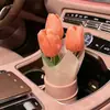 Regalo de Día de las Madres y Día del Maestro: Ramo de Hilo Tejido DIY Regalo en un Cubo Abrazo
