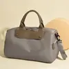 Bolsa de Viagem Personalizada com Logo, Bolsa de Ginástica de Grande Capacidade com Separação Seca e Úmida, Mala de Viagem Curta da Moda para Mulheres