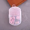 Porta-bilhetes de clipe de papel de cor criativa tachinha combinação três em um combinação de escritório terno de material escolar fofo para estudante