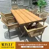 Juego de Mesa y Sillas de Exterior con Sombrilla Patio Mesa y Sillas de Mimbre para Exterior Juego de Tres Piezas Balcón al Aire Libre Silla de Mimbre para Jardín de Ocio