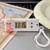 Estilo Ins Dibujo Animado Pequeño Tela Reloj Electrónico Pequeño Mini Portátil Estudiante Escritorio Aprendizaje Clase Reloj de Pared Alto Valor de Color