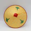 Suministro puntual sombrero de sol para trabajadores al aire libre protección solar visera de plástico impermeable sombrero de paja pastoral para té pesca saneamiento