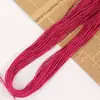 Banda elástica redonda de 0.8-2.0 mm, cordón elástico de látex colorido para joyería, manualidades hechas a mano y pulseras