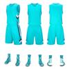 Traje de basquete adulto Competição Camisa primário e secundário Alunos Camisa de time Verão camisa esportiva masculino