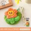 Pingente de Boneca Maçã Fofa Porta-Moedas Bolsa para Armazenamento de Fone de Ouvido e Cabo de Dados de Menina Brinquedo de Pelúcia Criativo Pequeno Pingente