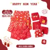 Coelho de Pão Roupa Íntima Infantil Meninos e Meninas Boxer Shorts Bebê Vermelho Boxer Briefs de Ano Novo Aluno Algodão Classe A Shorts