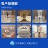 Directo del Fabricante Vasos Desechables para Té Kung Fu Resistentes al Calor Vasos para Servir Té con Estante de Almacenamiento para Hogar y Oficina Logo