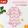 Roupa de Banho Infantil Roupa de Banho para Meninas Roupa de Banho de uma peça 2025 Novo Roupa de Banho Infantil para Bebê Roupa de Banho Floral Roupas de Bebê