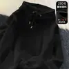 Moletom com capuz de outono para homens, estilo primavera/outono 2026, blusa casual solta para adolescentes, jaqueta oversized de marca da moda