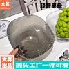 Prato de Frutas, Alto Nível, Luxo Acessível, Plástico Transparente com Tampa, Mesa de Centro para Casa, Cozinha, Extra Grande, Sala de Estar de Alto Nível, Prato de Frutas Espessado