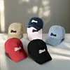 Gorra de Béisbol Casual Suave Estilo Americano Vintage para Mujer Otoño Estilo Coreano Combinación Perfecta Bordada con Letras Protector Solar Facial Gorra Pequeña con Visera para Hombre