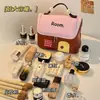 Nueva Bolsa de Cosméticos con Forma de Casita Linda 2025 para Mujer, Bolsa de Mano Portátil de Gran Capacidad para Almacenamiento de Cosméticos, Neceser