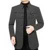 Nueva Chaqueta Casual de Alta Gama para Hombre Otoño/Invierno 2026, Chaqueta con Cuello Alto, Chaqueta de Negocios con Cuello Solapa para Hombre Otoño/Invierno, Casual