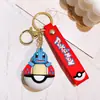 Chaveiro de Silicone Criativo de Desenho Animado Pokemon Pingente Acessórios Boneco Pokemon Presente de Feriado