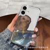 Funda para teléfono móvil Drink monkey 16e 15ProMax apple 12 transfronteriza iPhone14 comercio exterior 11 transparente 13 suave X