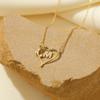 Collar Banyan Tree S925 de plata con 26 letras en inglés Love Rose, cadena de clavícula ligera y lujosa para mujer, regalo para el Día de la Madre