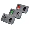 Toma de Corriente CA con Interruptor y Fusible Toma de Corriente CA Tres en Uno de 8 Caracteres con Interruptor Toma de Corriente CA de Cola de 8 Caracteres