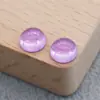 Rosto de anel de resina novo de fábrica cor céu estrelado galáxia cor sólida transparente interface redonda brincos de denier incrustados feitos à mão