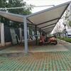 Nova Energia Fotovoltaica Carport Membrana Cobertura de Estacionamento Membrana Tracionada Pilha de Carregamento Exterior Veículo Elétrico Quebra-Sol e Cobertura de Chuva Personalização