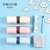 Copo de Viagem Personalizado para Escova de Dentes, Copo Portátil Doméstico para Escova de Dentes e Enxaguante Bucal, Conjunto de Copos para Escova de Dentes de Dormitório, Copo Magnético para Enxaguante Bucal