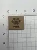 Patches de Tecido com Marca Registrada Impressa Transfronteiriça Patches DIY para Sapatos e Chapéus Acessórios para Bolsas de Roupa Etiquetas de Couro com Letras em Inglês Fabricante Atacado
