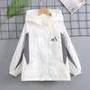 Roupas de Proteção Solar para Meninos, Tops de Verão Infantis, Jaquetas com Capuz Leves e Estilosas Color Block para Crianças Maiores, Novo Estilo Casual 2026