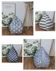 Funda de Tela Sin Relleno Estampada Funda para Puf Transfronteriza Personalizada Patrón Navideño Funda para Sofá Perezoso Funda para Puf Infantil