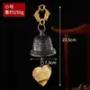 Enfeite de Sino de Vento de Cobre Esculpido à Mão do Nepal, Decoração Suspensa de Cobre com Peixe Duplo Dourado para Beirais, Decoração de Mesa