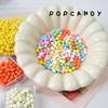 Cuentas de Cacahuete DIY Hechas a Mano Cuentas de Aleación Cadena para Teléfono Móvil Accesorios de Joyería Colgante de Cuenta Suelta Pulsera Colorida Collar Jenga