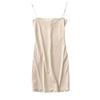 Tendência de moda feminina cross-border ebay AliExpress vestido de alça fina com elástico fino de camada dupla, slim fit, elástico