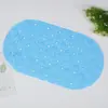 Alfombrilla Antideslizante Ovalada para Baño, Alfombrilla con Ventosas para Ducha de Baño, Alfombrilla Impermeable Anticaídas para Pies para Personas Mayores y Niños