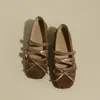 Zapatos Planos Mary Jane con Lazo de Ballet, Versátiles de Verano Plisados que Aumentan la Altura 2026 Zapatos de Mujer de Piel Suave, Estilo Nuevo