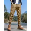 Pantalones Casuales de Trabajo Retro Japonés Transfronterizos Shein para Hombre 2026 Primavera y Otoño Nuevos Pantalones Largos Multibolsillos al por Mayor