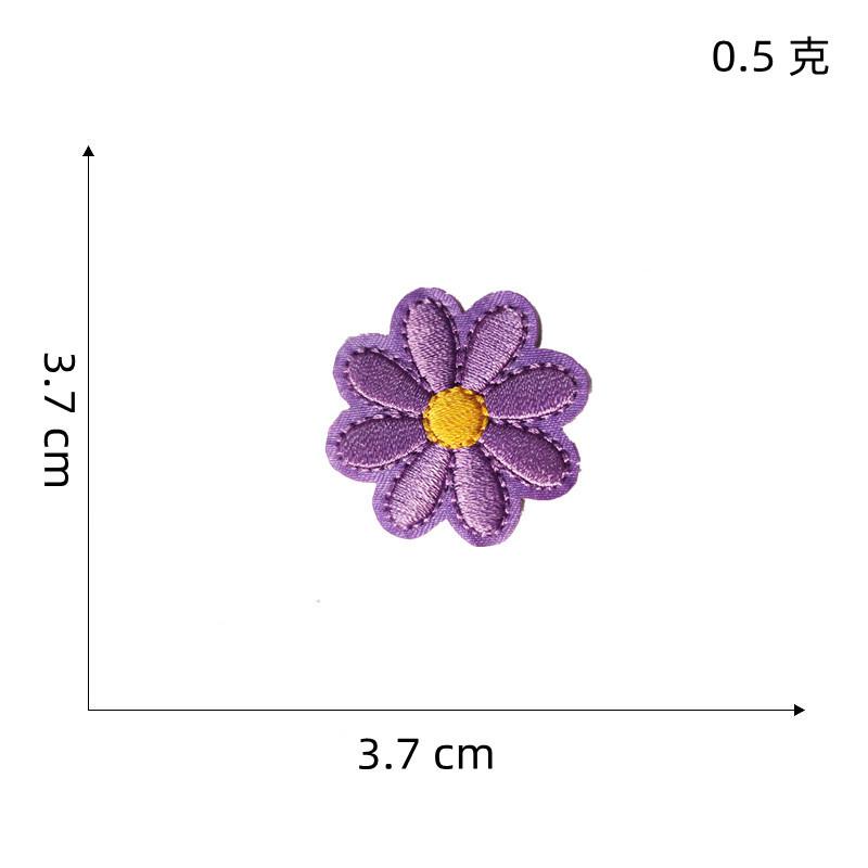紫花布贴