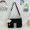 Bolso Casual de Gran Capacidad para Mujer 2026 Nuevo Estilo Bolso Cruzado Simple de Lona Ligero Almacenamiento Deportivo Bolso de Viaje Diario