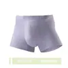 Ropa interior de seda helada para hombre, nuevo verano, fina, transpirable, sin costuras, antibacteriana, calzoncillos bóxer para niños, cintura elástica de cuatro esquinas, seda de morera