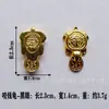 Amuletos de la Fortuna Simulados, Ábaco, Lingotes de Oro, Cacahuates de Oro, Frijoles de Oro, Mini Lingotes Metálicos de 1g, Amuletos de la Fortuna, Colgantes al por Mayor