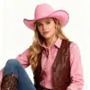 Chapéu de Cowboy Ocidental Cosplay de Natal Acessórios para Fantasia de Festa de Feriado Chapéu Cos Mexicano