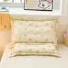 Fundas de almohada de algodón para uso doméstico, almohadas individuales y dobles, protección para el cuello, núcleo de almohada para ayudar a dormir, par de fundas de almohada, cubiertas para núcleo de almohada