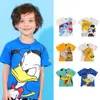 Camisetas de Verano de Manga Corta para Niños y Niñas, Camisetas de Dibujos Animados Japonesas Bd Finas de Exportación para Niños, Camisetas de Manga Corta de Algodón Puro para Bebés