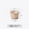 Macetas de Mimbre Estilo Pastoral, Cestas Decorativas de Flores Tejidas a Mano, Plantas Suculentas, Macetas Creativas, Cestas de Flores Personalizadas para Balcón
