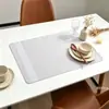 Jogo americano de lugar lavável mesa de jantar prato tigela talheres porta-copo moderno minimalista PVC isolamento térmico antiderrapante jogo americano ocidental
