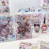 Pacote de Adesivos Série 10 Labubu Caderno Guka Adesivos Decorativos Multifuncionais Adesivos Transparentes de Animal de Desenho Pet